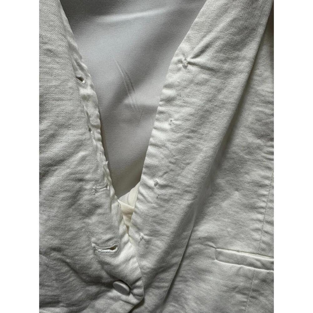 Nina Ricci Cady Drapped Open-Back Vest Size 36 (missing buttons) - Picture 5 of 7